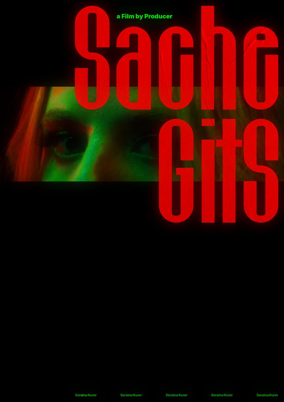 Sache Gitts film poster by Seraina Kurer